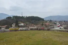 Автомобили в задръстване по път Е79 край Новачене