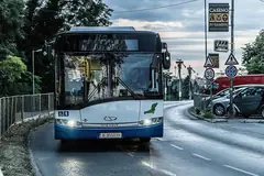 Автобус „Соларис“ на градския транспорт във Варна