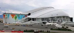 Олимпийският стадион „Фищ“ в Олимпийския парк в Сочи