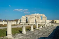 Голямата базилика в Плиска след реставрацията