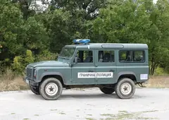 Автомобил на българската Гранична полиция