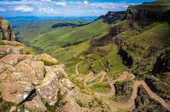 Снимка: Sani Pass heading into Lesotho